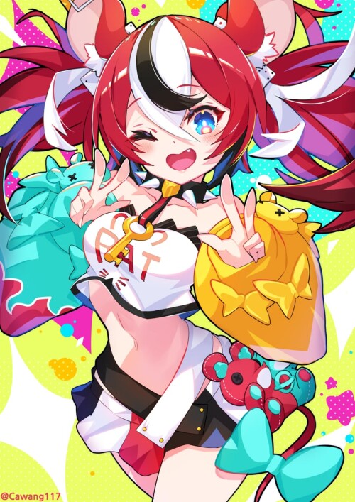  hakos baelz hololive and 1 more drawn by cawang sample 3a25d73e65c30ebb7c2c2de6d0bcb3d5