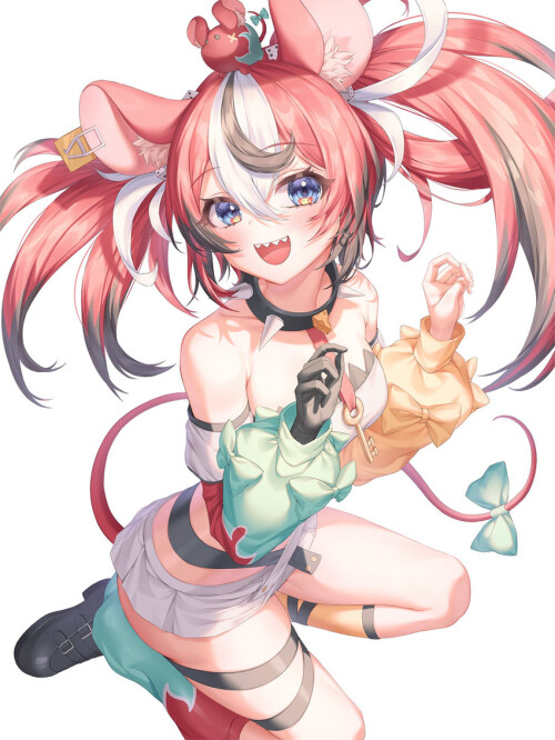  hakos baelz and mr squeaks hololive and 1 more drawn by xiho xi ho sample 9c0f7645be850a26f2c6b8d7a