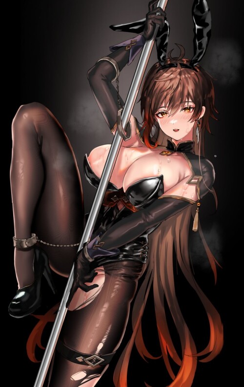  zhongli genshin impact drawn by hominamia sample 0744677792184ddc655f45640defb1f6
