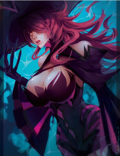  konoe a mercury blazblue and 1 more drawn by riftka sample 97fca6e420d4cba9c64c01e22baaae04