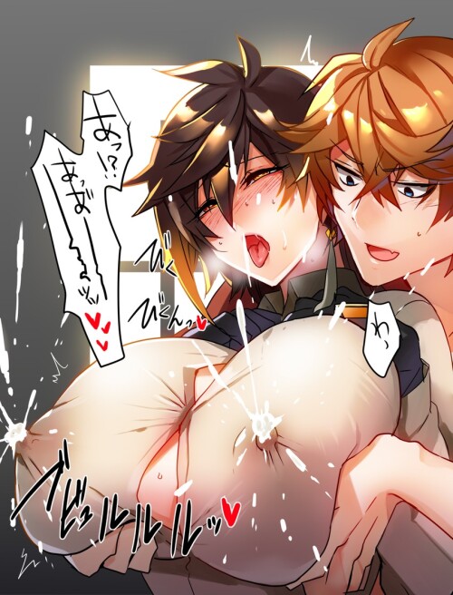 zhongli and tartaglia genshin impact drawn by kaneaki mukku sample 93341057905d21dd9b57c5aab5666cb9