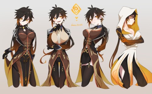  zhongli and zhongli genshin impact drawn by hanakiri22 sample 02d9750a9a8891a4e93b98f3e35d0476