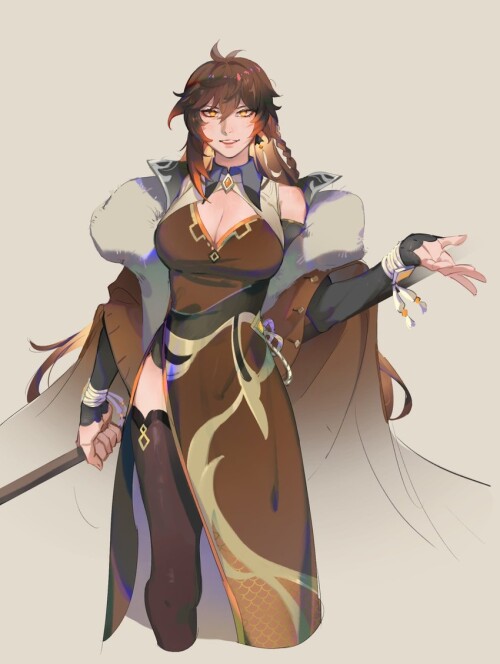  zhongli genshin impact drawn by reneelric sample b0bfe6011e4c1c22e4d653920c67b2c9