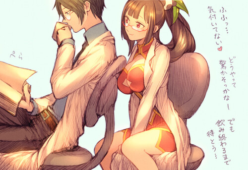  litchi faye ling arakune and lao jiu blazblue drawn by ichihashi makoto f29e3218ba6245cc0c6f8be758e