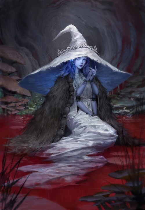  ranni the witch elden ring drawn by yawei cao sample f63c36837bdeb4ef51461dead930e66a