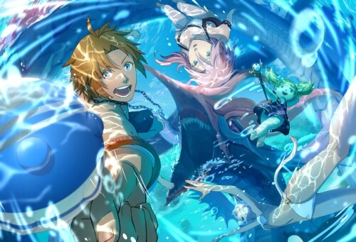  lightning farron y shtola rhul tidus shantotto and leviathan final fantasy and 6 more drawn by rapi