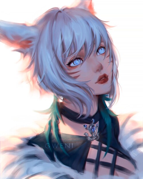  y shtola rhul final fantasy and 1 more drawn by gweni eb4e3eb549444611f2ff5c32e8c5b37f