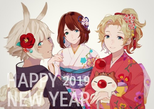  tina branford moogle yuna and y shtola rhul final fantasy and 5 more drawn by yawai tofu sample e6e