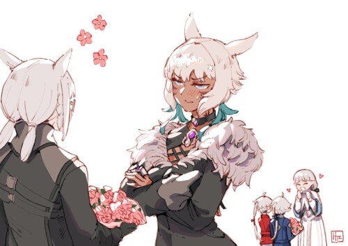  avatar y shtola rhul alisaie leveilleur alphinaud leveilleur and ameliance leveilleur final fantasy