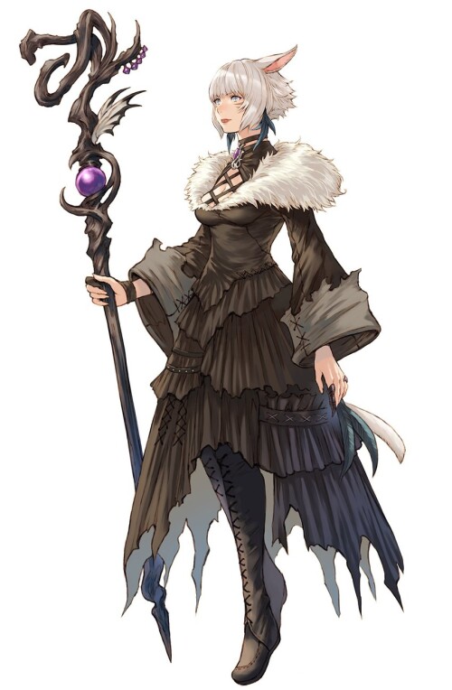  y shtola rhul and black mage final fantasy and 1 more drawn by makimura shunsuke sample c135b2c2ca1