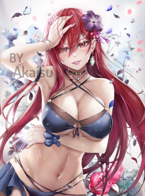  erza scarlet fairy tail drawn by akaisu sample 4fabb173510eeee1187acb2404472f3d