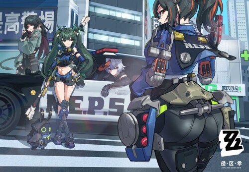  zhu yuan qingyi jane doe seth lowell and securityboo zenless zone zero drawn by gna mtac8272 sample