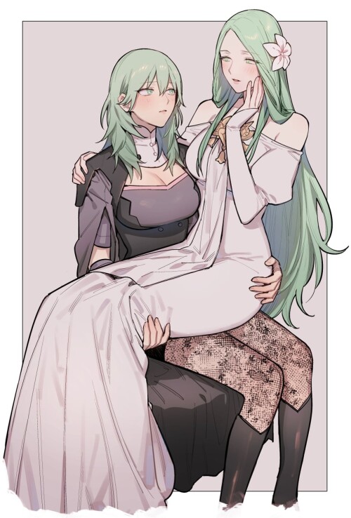  byleth byleth rhea and enlightened byleth fire emblem and 1 more drawn by ikarin sample 096072807a3