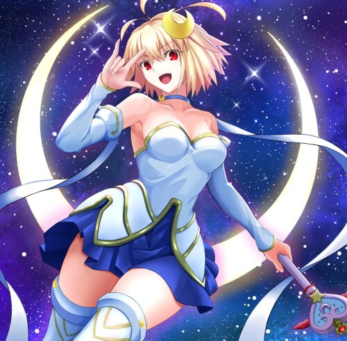  arcueid brunestud and phantasmoon eclipse tsukihime and 1 more drawn by harukey sample 0ff296707a54