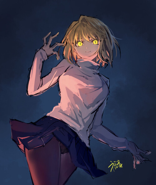  arcueid brunestud and red arcueid tsukihime and 1 more drawn by gogatsu fukuin sample 534091fecfddf
