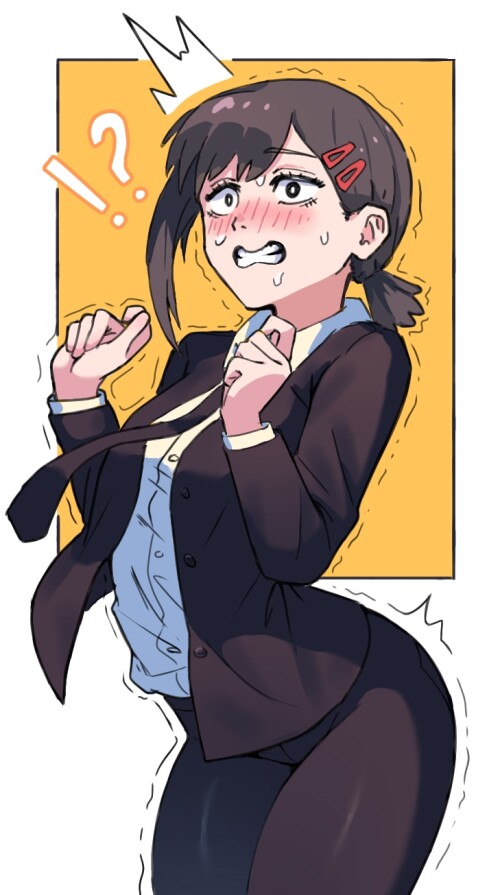  higashiyama kobeni chainsaw man drawn by wersman b0be76f6ed16bd5d0fd5d76c4ac9bb5d