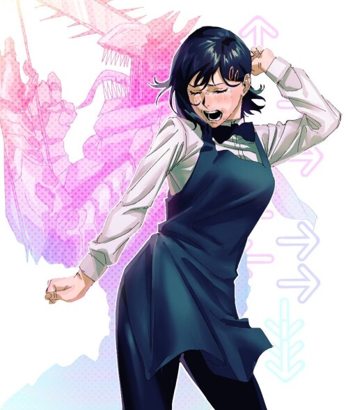  higashiyama kobeni and chainsaw devil chainsaw man drawn by original nasu sample ecb4a6a92da911a042