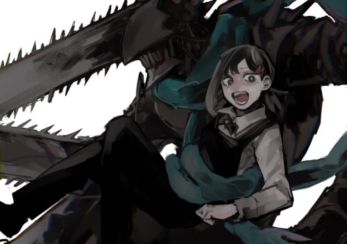  higashiyama kobeni and chainsaw devil chainsaw man drawn by nakano 2 mannaka sample 4e2c5dd1d17f697