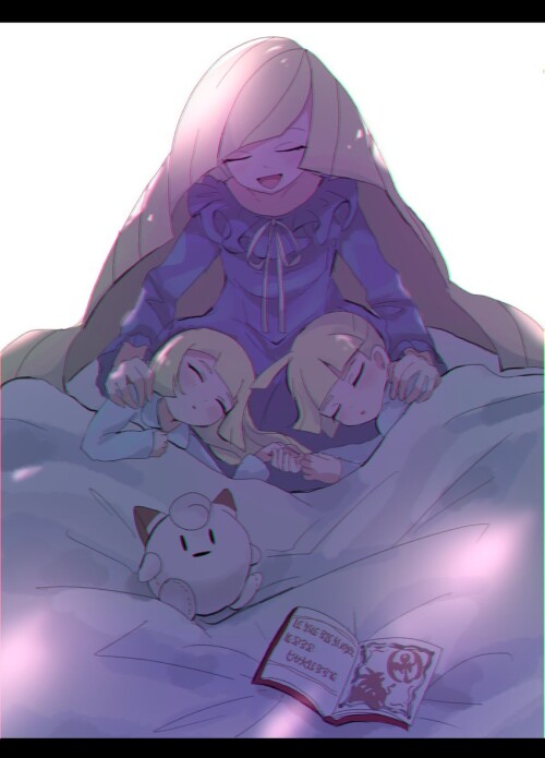  lillie lusamine gladion and clefairy pokemon and 2 more drawn by anzu 01010611 sample b0a2cd2a01c78