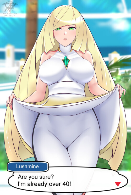  lusamine pokemon and 2 more drawn by kaos art sample 4cee890cbe6381f5efcbab7e434d41fa