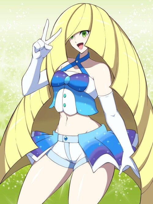  lusamine and lisia pokemon and 3 more drawn by ko ban98 sample ee2b7717f5b2792c426309bde240b11f