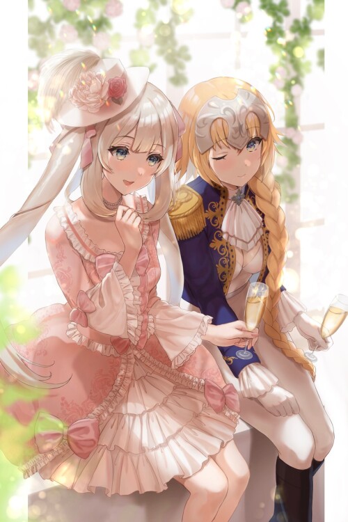  jeanne d arc jeanne d arc and marie antoinette fate and 2 more drawn by sakamuke sample 2cb399bf8ad
