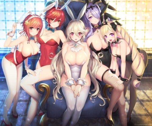  corrin corrin camilla elise sakura and 1 more fire emblem and 1 more drawn by kashiwamochi yomogi s