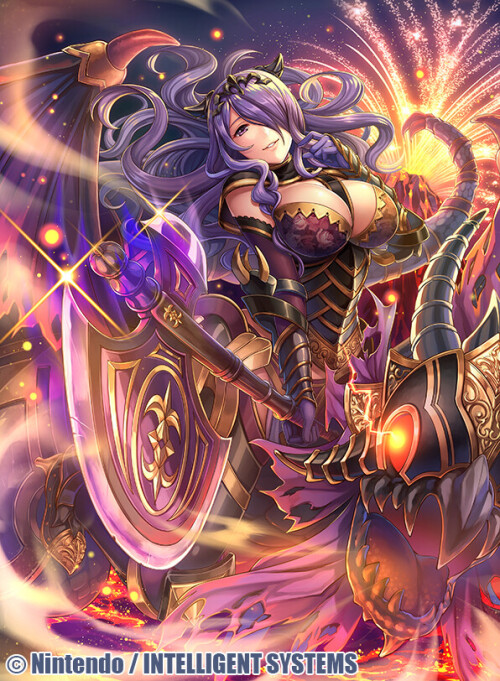  camilla fire emblem and 2 more drawn by fumi butakotai f5f3b24e5770171499b51fa5d7ab1982