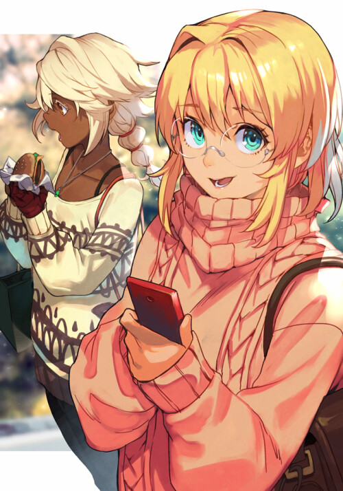  bridget and ramlethal valentine guilty gear and 1 more drawn by hungry clicker 1022dfb7162045e51534