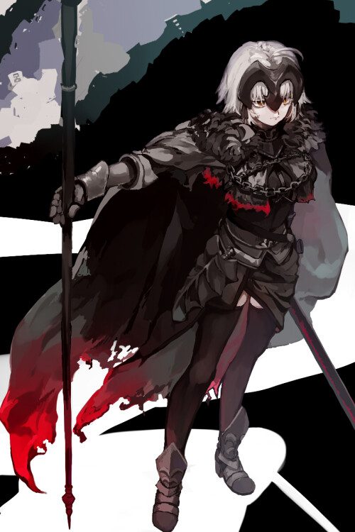  jeanne d arc alter and jeanne d arc alter fate and 1 more drawn by yoyoyo dxayo 7332aaaa89a192c18af