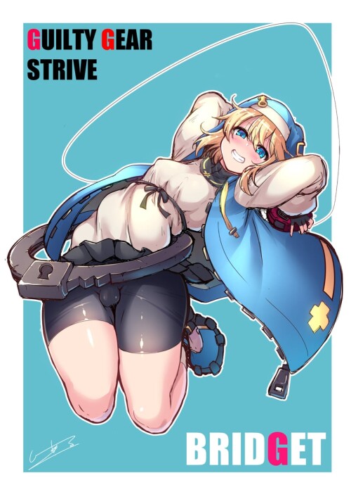  bridget guilty gear and 1 more drawn by c r sample 52d92aadab5bd7935514e7c9e0903286