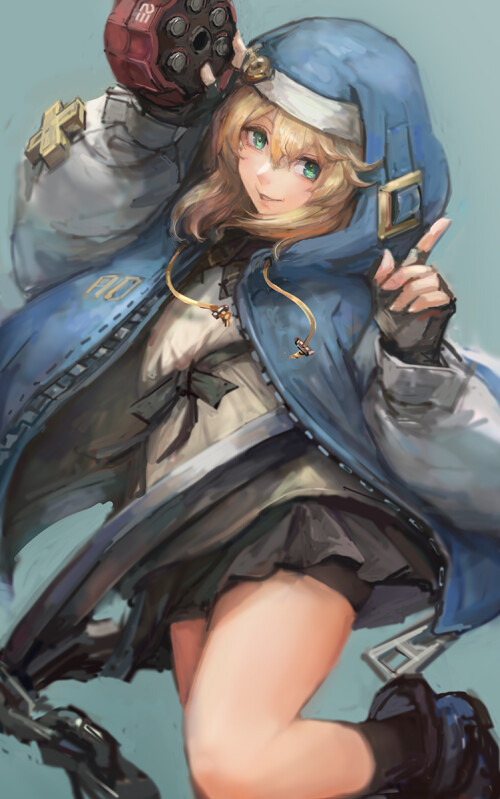  bridget guilty gear and 1 more drawn by miche e1727f7d3dd34339ff60308feae286a0