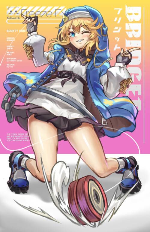  bridget guilty gear and 1 more drawn by freeze ex 4a2b38f620571717a8bec5711f813eaa