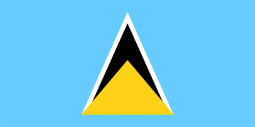 st lucia flag