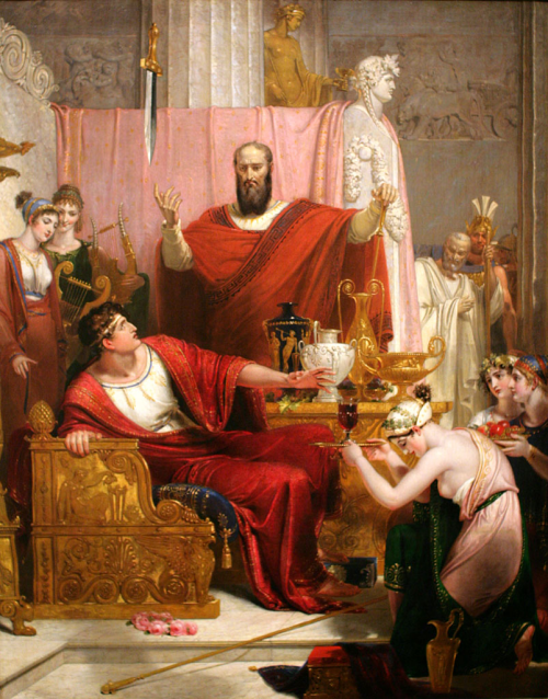 sword of damocles  ,Richard Westall