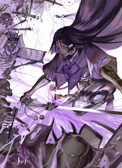  minamoto no raikou fate and 1 more drawn by koiswag sample 81446d2d5575e923cc45c49aa8810bcd
