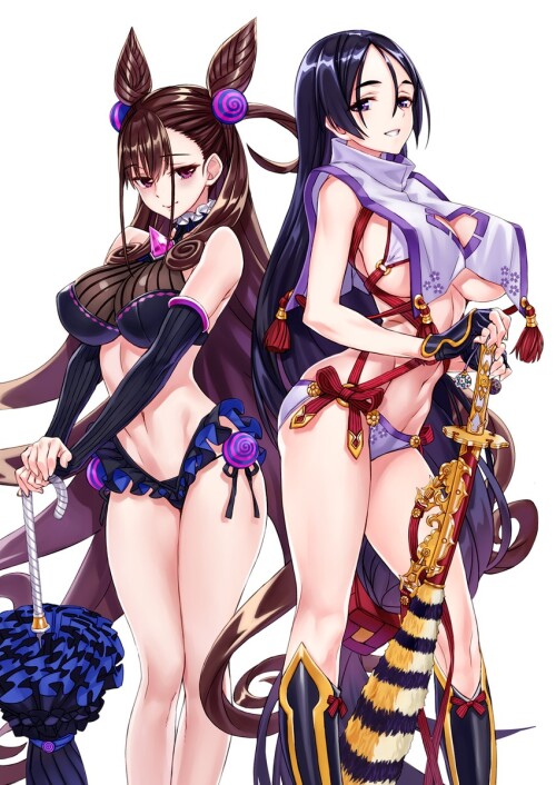  minamoto no raikou and murasaki shikibu fate and 1 more drawn by matsuryuu sample 5adb38aa585bb30e5