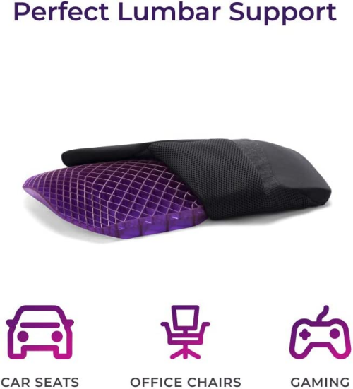 purple back pillow