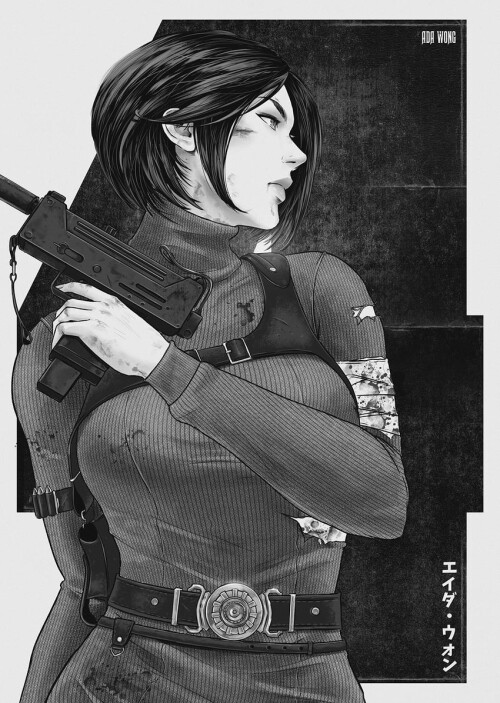  ada wong resident evil and 1 more drawn by jhony caballero sample a0630d39776f32fd8caa7b63f0e61d9a
