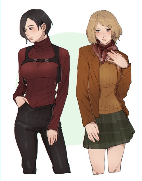  ashley graham and ada wong resident evil and 2 more drawn by pudelmudel fc6d29f71445c2e725a1cade165