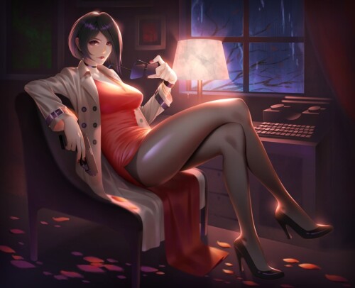 ada wong resident evil and 2 more drawn by louis hung c8c67c28f80406a517ac314d4a66d320