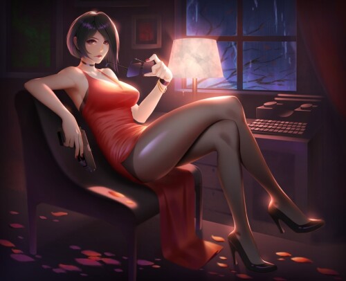  ada wong resident evil and 2 more drawn by louis hung sample 75bfe282fdbf689ed86ee57b0f5c55b6