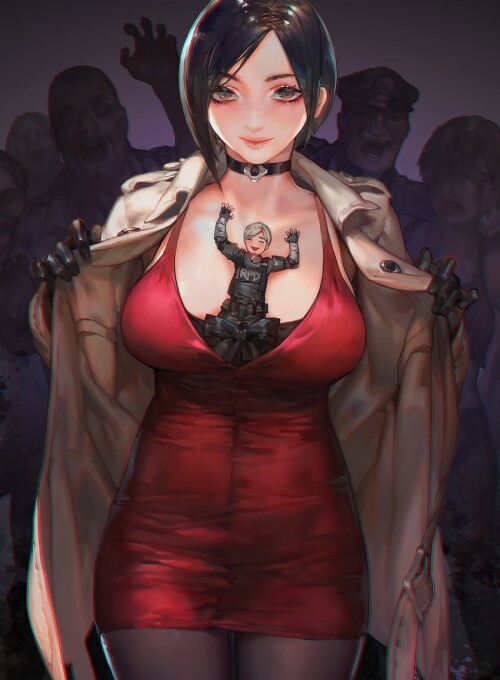  leon s kennedy and ada wong resident evil and 3 more drawn by aoin sample aa3827405f23d50beb19adffc