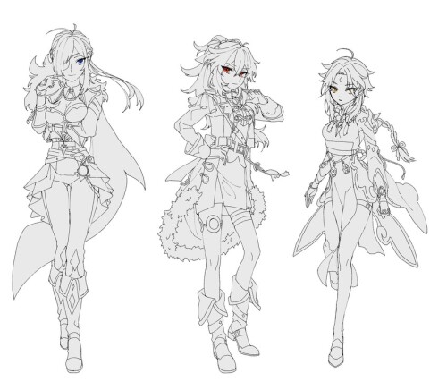  xiao diluc and kaeya genshin impact drawn by bava ovod sample d5eb7891079e1c39cd63fc2d8bf87e5d