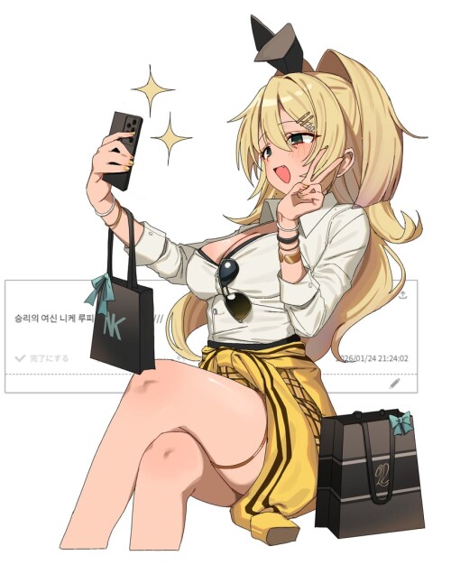  rupee goddess of victory nikke drawn by kyamimasita sample e6369e86b8e91d274f61f1319bc61083