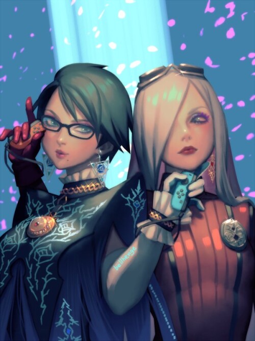  bayonetta and jeanne bayonetta and 1 more drawn by bellhenge ca5e97ac8150ae6225a478120c836d2c