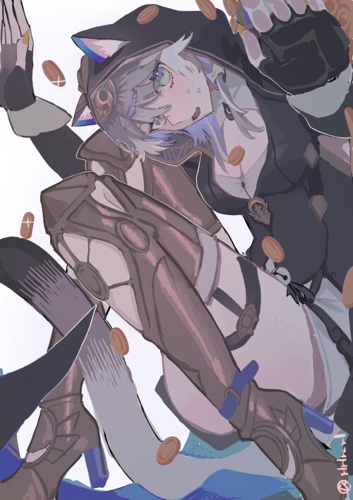  cipher honkai and 1 more drawn by rlrlr rl sample 38aefae760943872bea3ce82e81e79ca