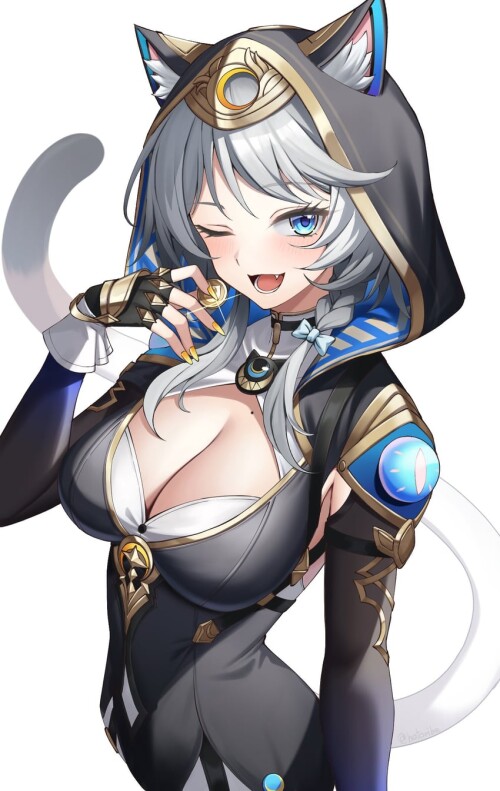  cipher honkai and 1 more drawn by agibe sample b2036ef1f583f3b2b038b17cf9f8693d