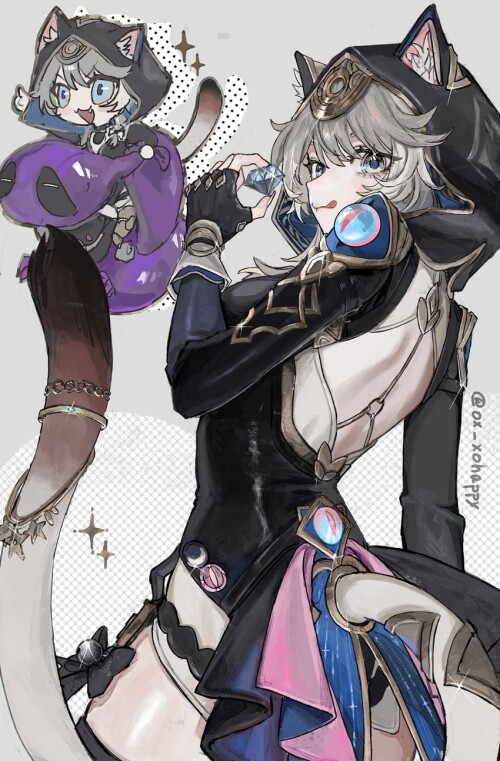  cipher and spirithief bartholos honkai and 1 more drawn by ox xohappy sample 2caf2f2142718d5a7f5e5d