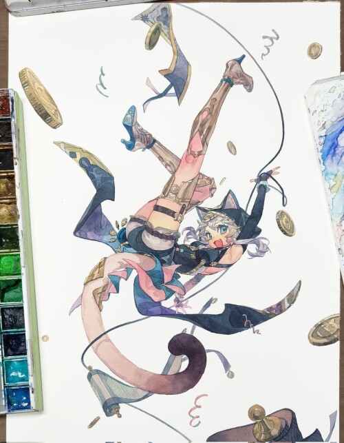  cipher honkai and 1 more drawn by quan 1919 sample 04e3312e0de1098d05b72a2d3f0bc3cb